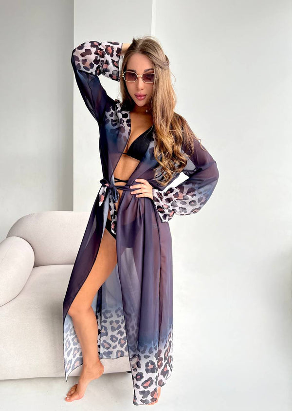 Подовжена туніка з шифону